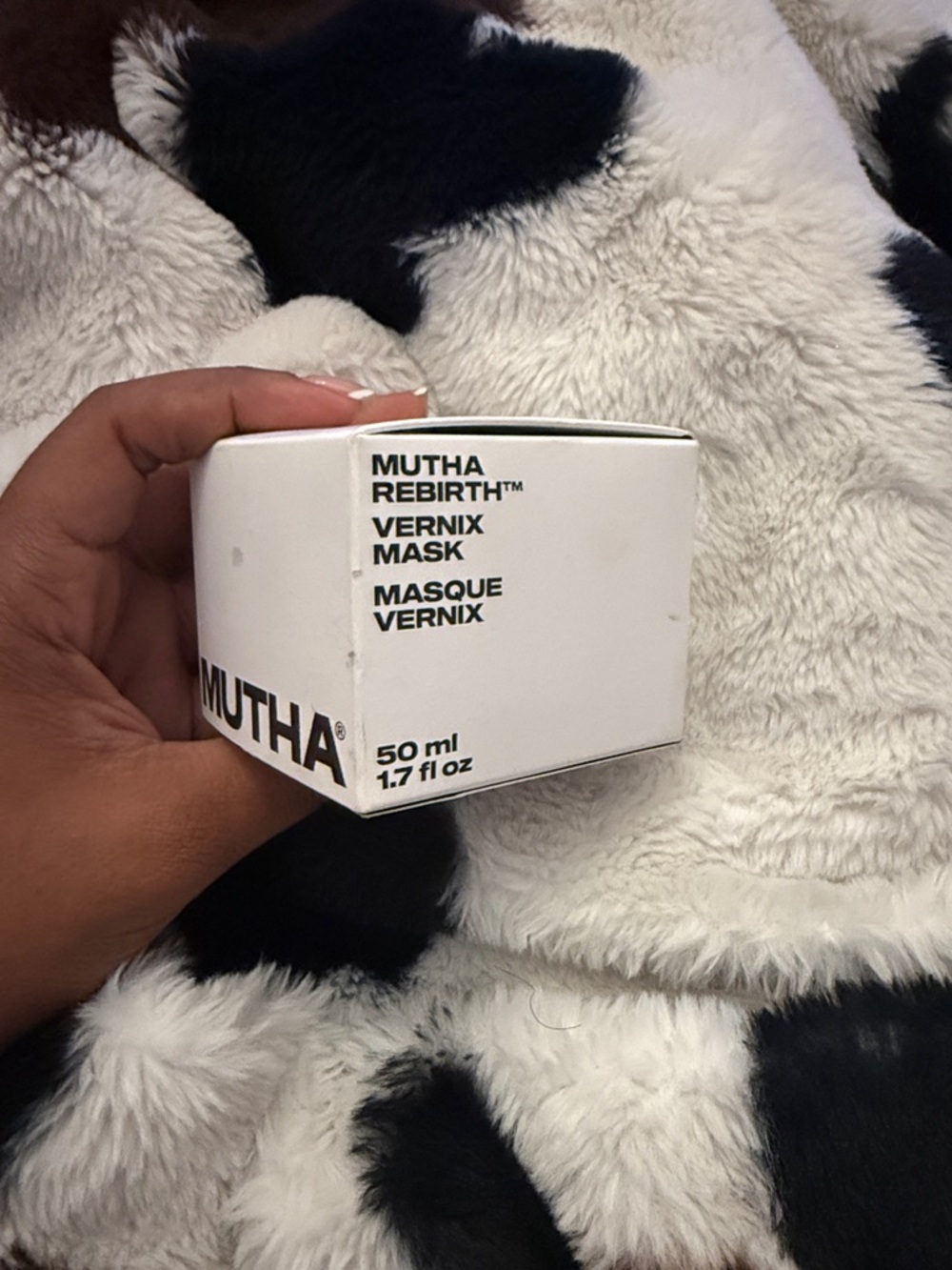 MUTHA Vernix Mask - White Jar with Purple Lid